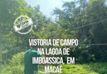 Denúncia em Macaé: vistoria de campo a Lagoa de Imboassica