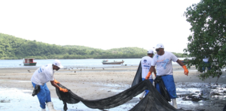 Projeto realiza limpeza da Praia das Pedrinhas em São Gonçalo
