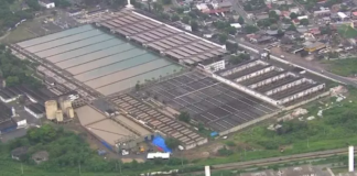 Cedae identifica vazamento de gás de cloro no Guandu