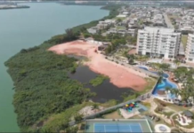 Ambientalistas e autoridades cobram fiscalização em obra que está aterrando margem da Lagoa de Jacarepaguá