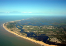 Trecho final da margem esquerda do Paraíba