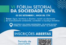 Inscrições abertas para VI Fórum Setorial da Sociedade Civil