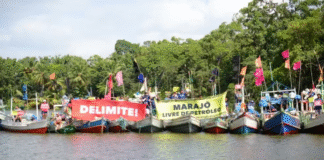 Pescadores do Marajó protestam contra exploração de petróleo na Foz do Amazonas