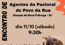 Convite para Encontro da Pastoral do Povo da Rua