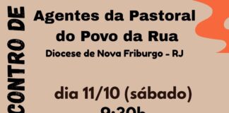 Convite para Encontro da Pastoral do Povo da Rua