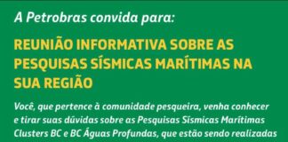 Reunião informativa sobre as pesquisas sísmicas marítimas na sua região