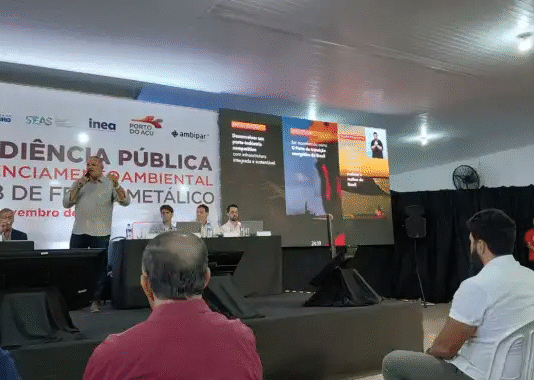 O hub ferro metálico do Porto do Açu em tempos de colapso climático: ávido consumidor de H20 e grande emissor de CO2