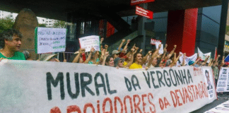 Ambientalistas fazem protestos contra nova lei do licenciamento