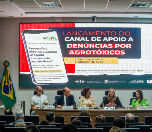 Governo do Brasil lança canal para fortalecer denúncias sobre uso irregular de agrotóxicos