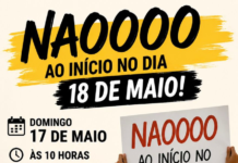 Protesto na Praia do Pecado em Macaé