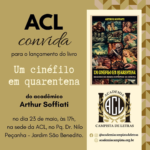 Lançamento do livro “Um cinéfilo em quarentena” de Arthur Soffiati