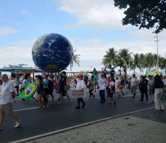 Ato público ambiental 2026 realizado no dia 31 de maio no Rio de janeiro
