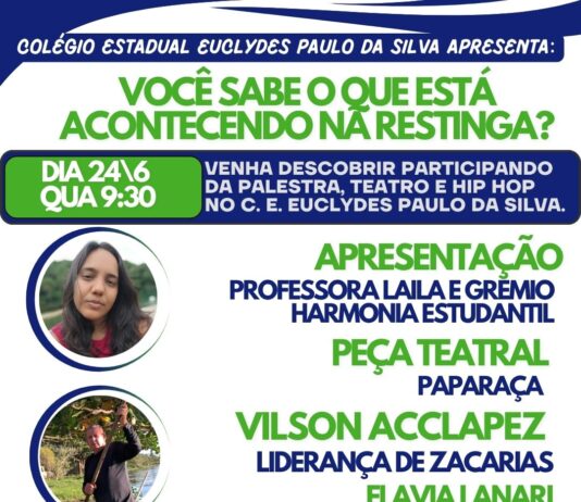 Você sabe o que está acontecendo na restinga?