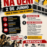 Docentes da UENF realizam paralisação em 2 de junho e reforçam mobilização em defesa da universidade pública
