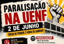 Docentes da UENF realizam paralisação em 2 de junho e reforçam mobilização em defesa da universidade pública