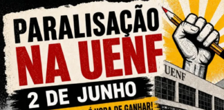 Docentes da UENF realizam paralisação em 2 de junho e reforçam mobilização em defesa da universidade pública