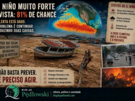 El Niño muito forte à vista: o problema não é apenas prever o desastre, mas continuar produzindo suas causas
