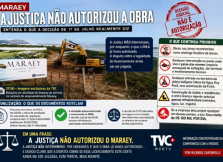 Maraey: a Justiça não autorizou a obra. Entenda o que a decisão de 1º de julho realmente diz…