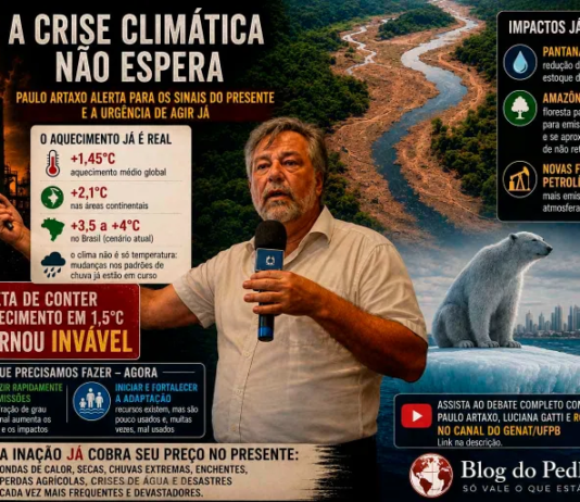 A meta de 1,5 °C já ficou para trás: Paulo Artaxo alerta para a urgência climática