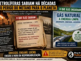 O metano e a mentira organizada: novos documentos reforçam a responsabilidade histórica das petrolíferas pela crise climática